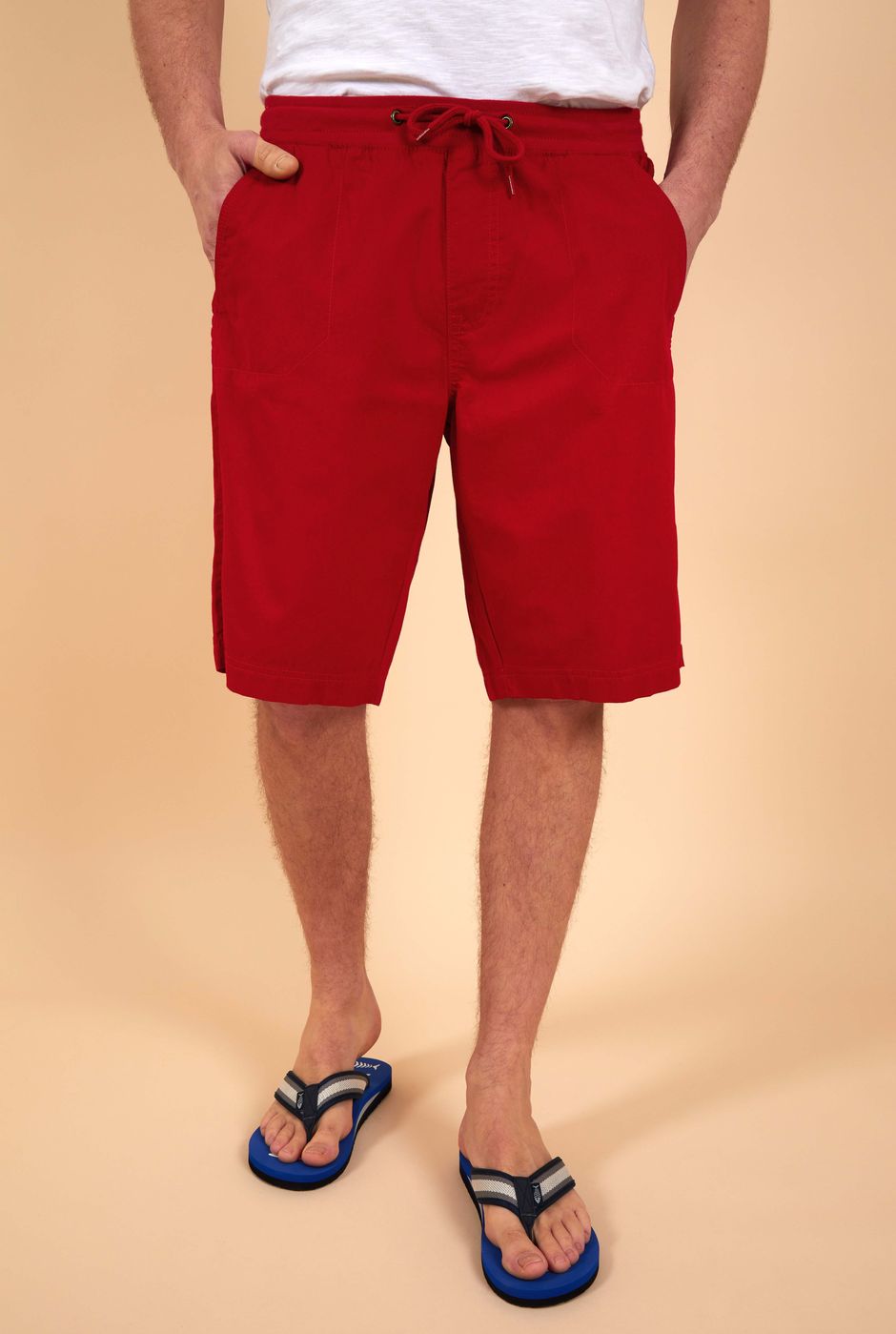 Murrisk Organic Cotton Casual Shorts Chilli Red