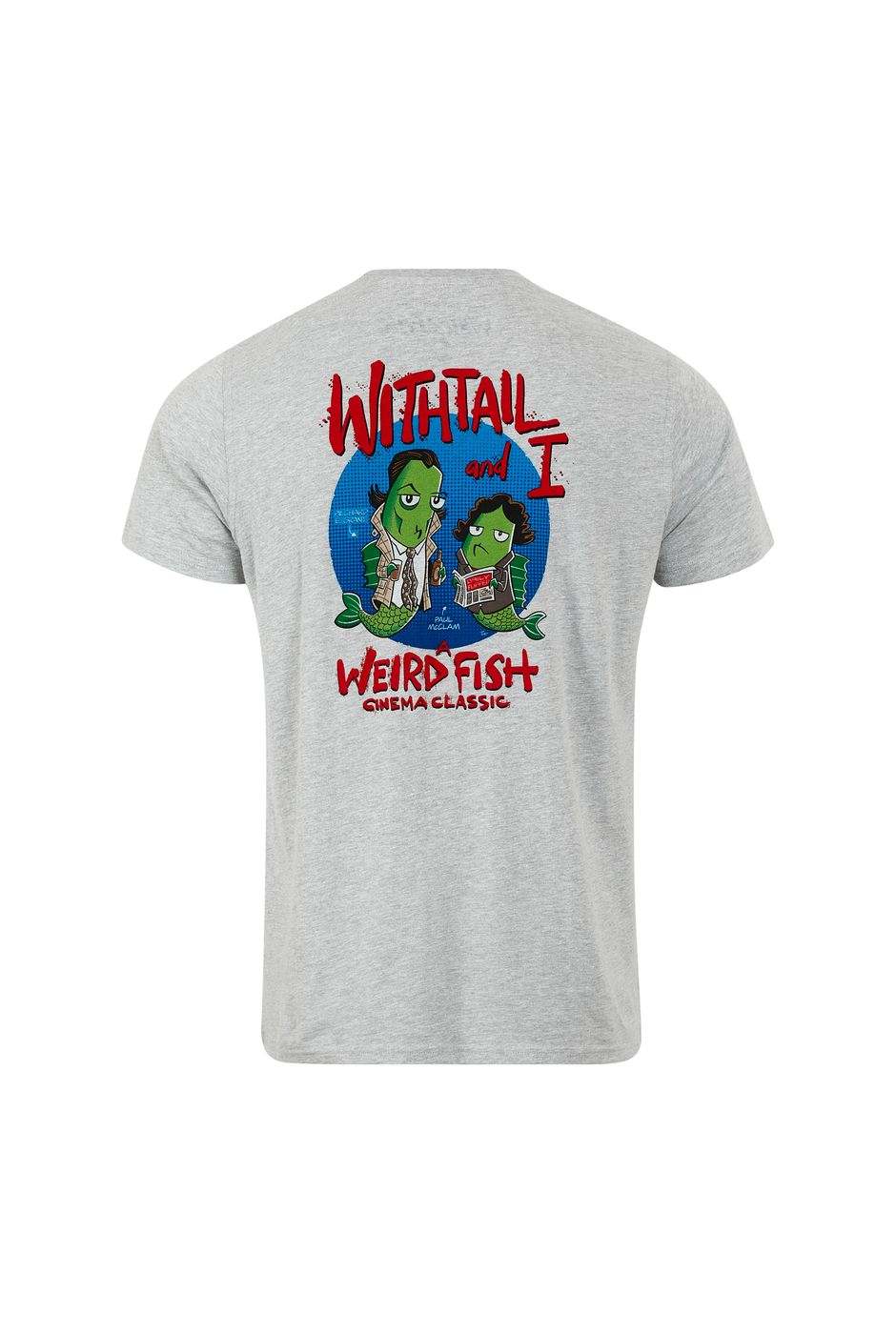 Withtail Organic Cotton Artist T-Shirt Grey Marl