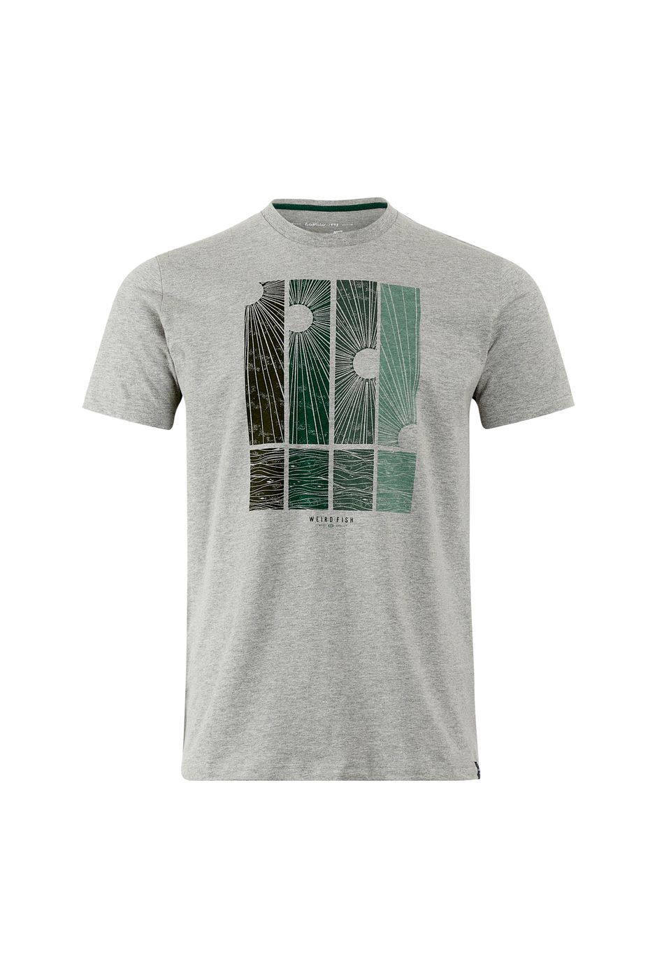 Solar Eco Graphic T-Shirt Grey Marl
