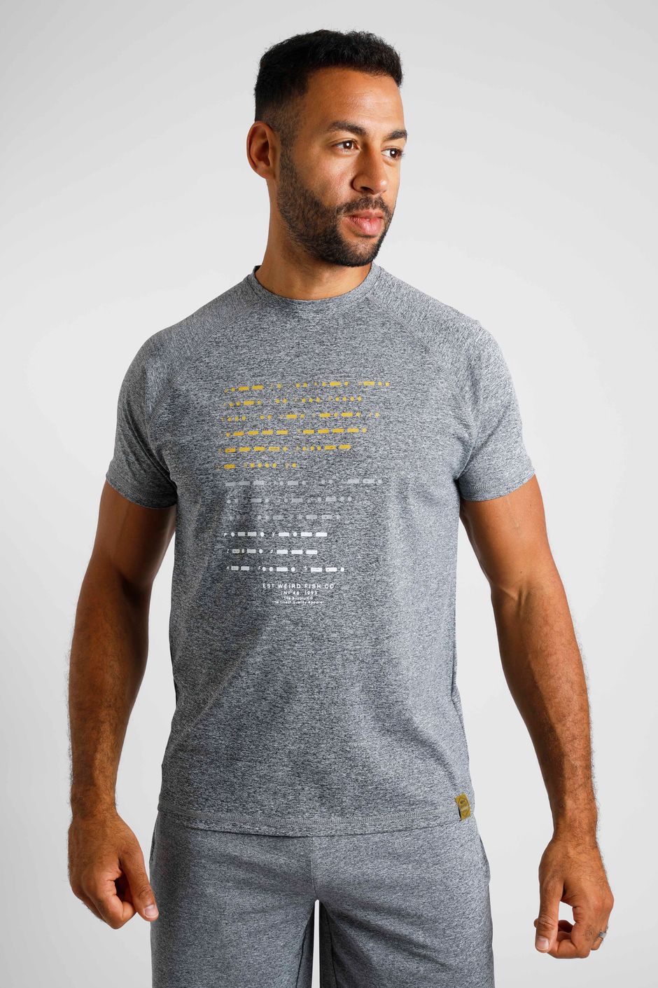 Codebreaker Active Graphic T-Shirt Dark Grey