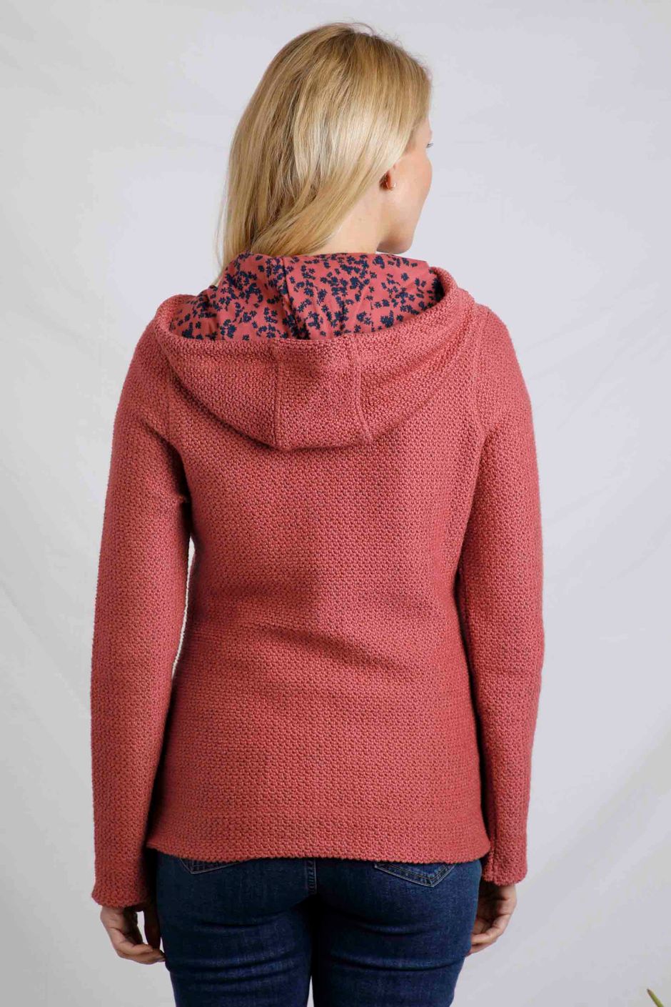 Weird Fish Weylin Full Zip Eco Macaroni Hoodie Antique - View #10