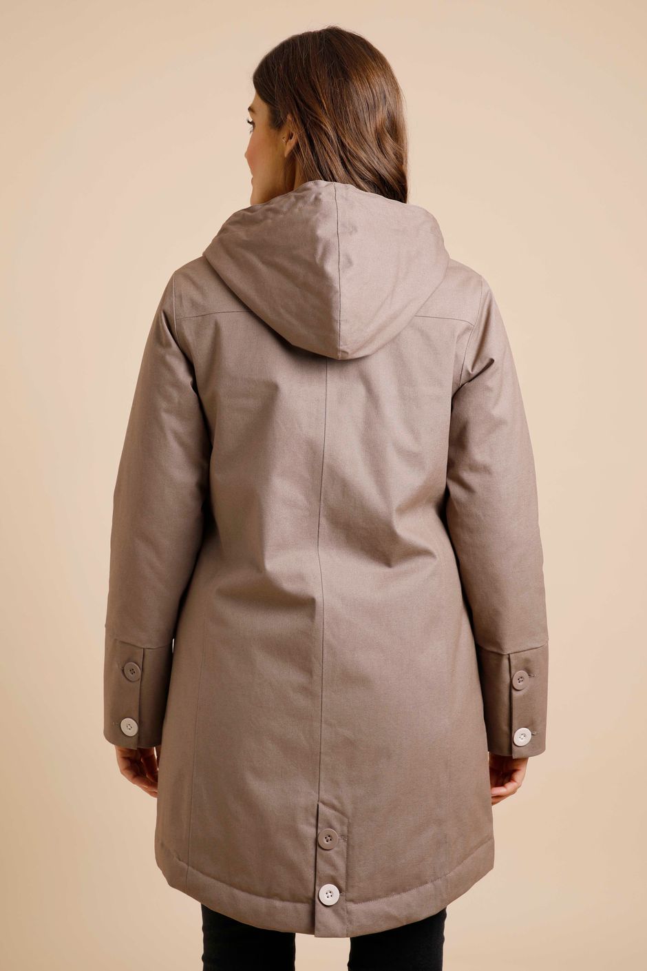 Beatrix Eco Wadded Waterproof Coat Bronze Weird Fish