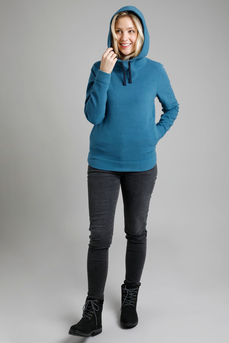 Triss Fleece Hoodie Uniform Blue