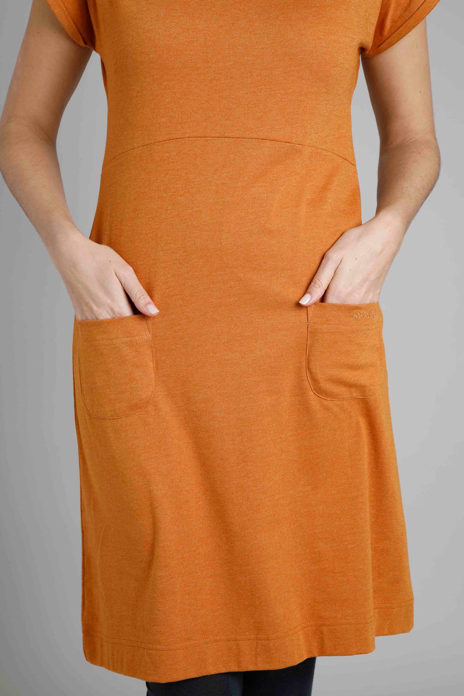 Viola Eco Jersey Dress Caramel Weird Fish