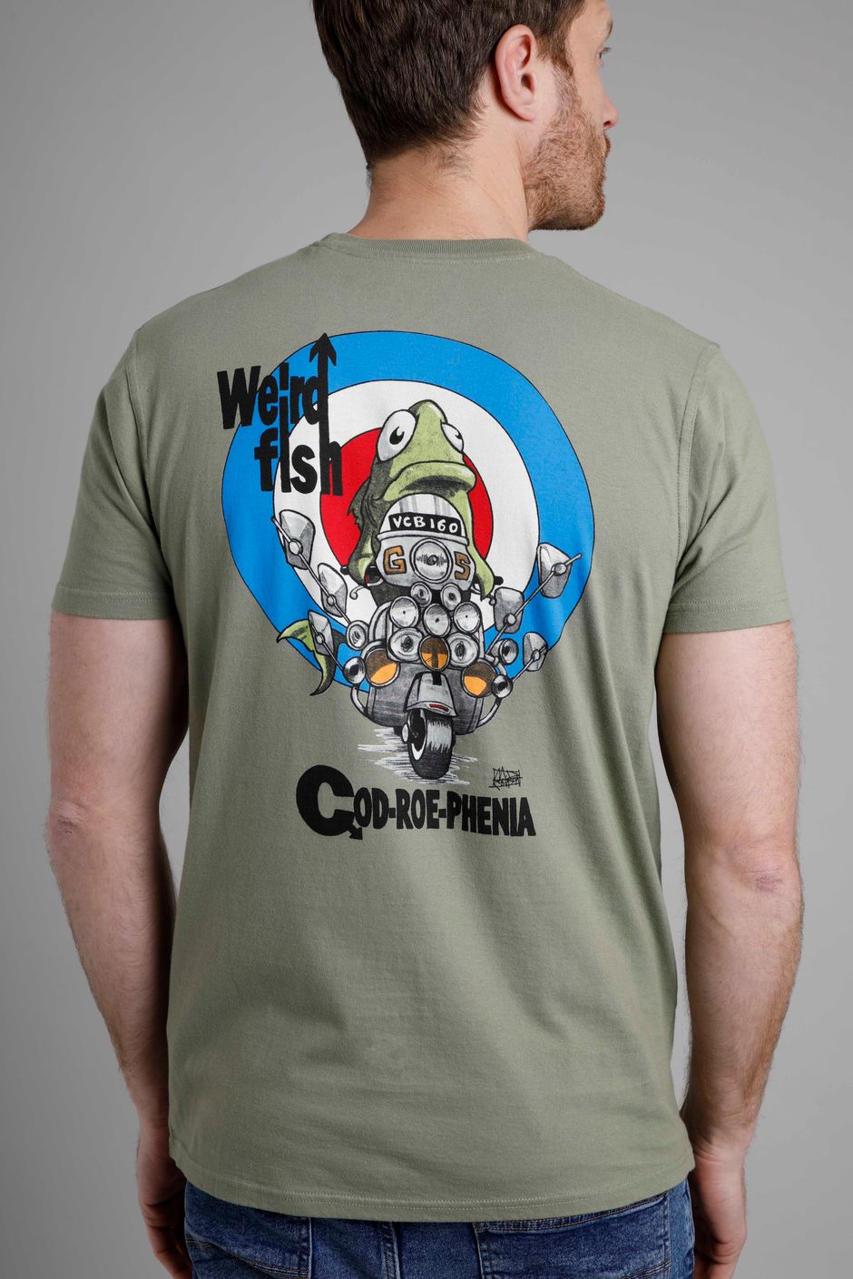 Codroephenia Heritage Artist T-Shirt Khaki