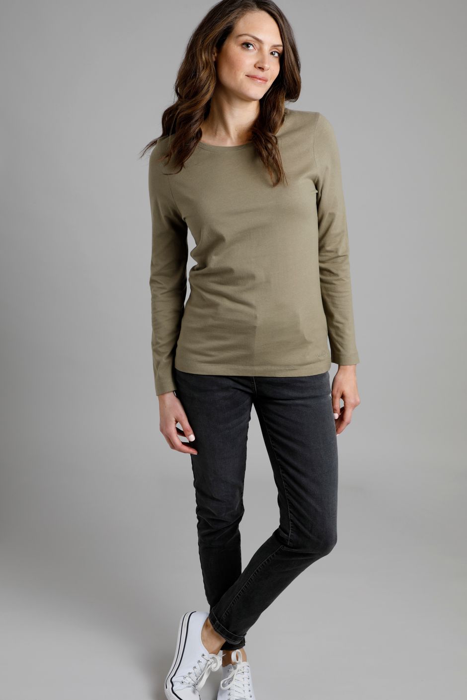 Clermont Outfitter Long Sleeve T-Shirt Olive Green