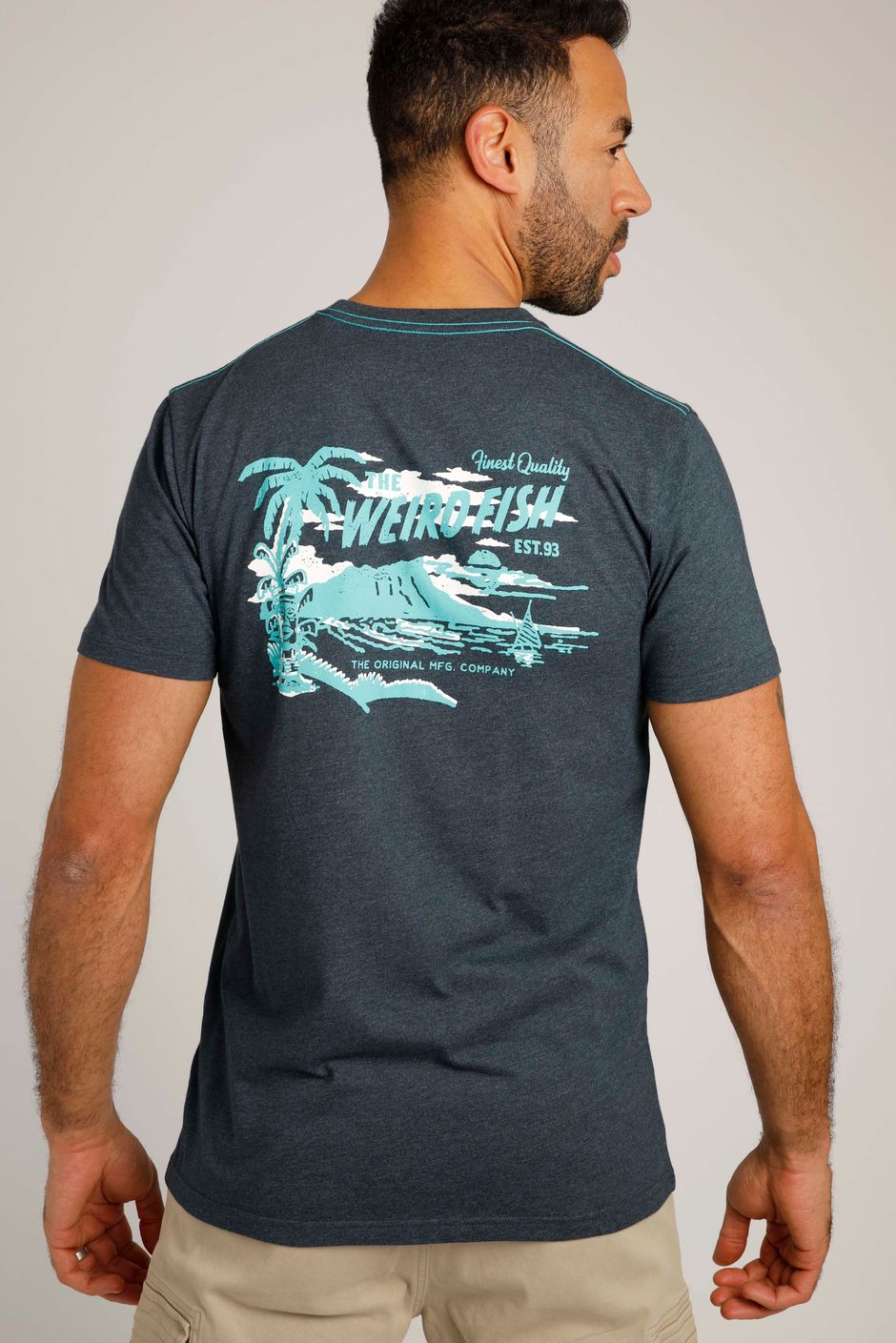 Tiki Eco Graphic T-Shirt Navy