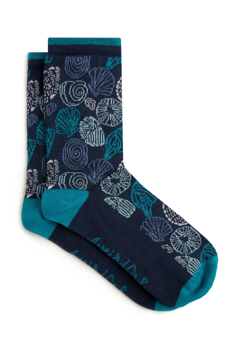 Parade Eco Patterned Socks 3 Pack EnsignBlu Weird Fish