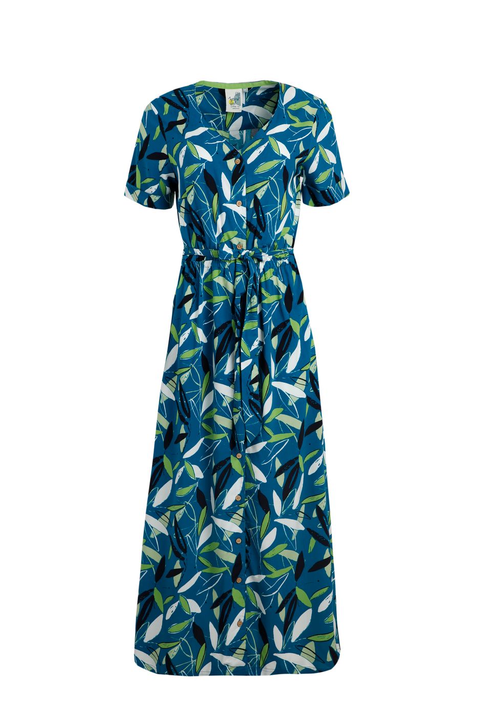 Islanna Lenzing EcoVero™ Midi Dress Deep Sea Blue | Weird Fish