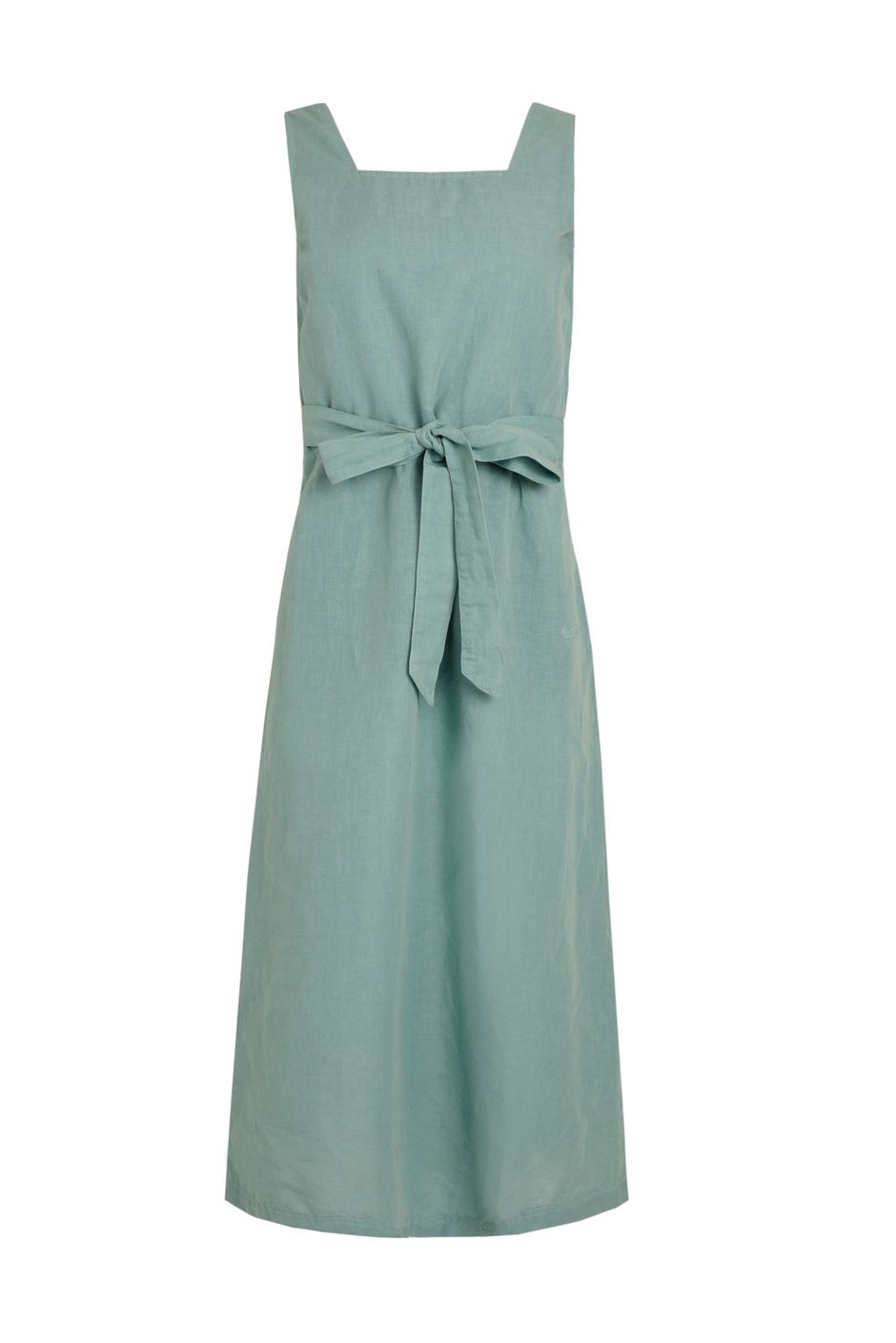 Kerry Linen Dress Washed Teal | Weird Fish