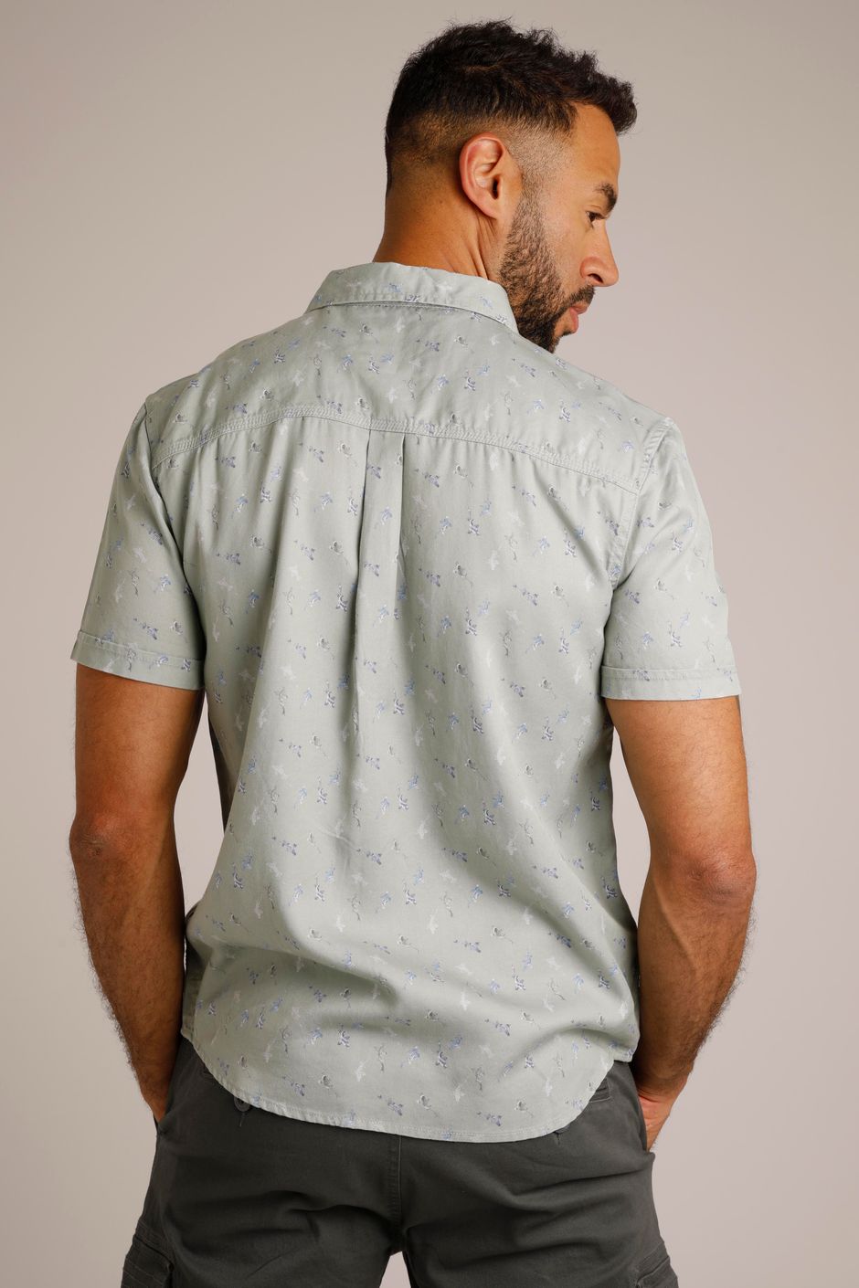 Keilor Short Sleeve Tencel™ Shirt Pistachio | Weird Fish