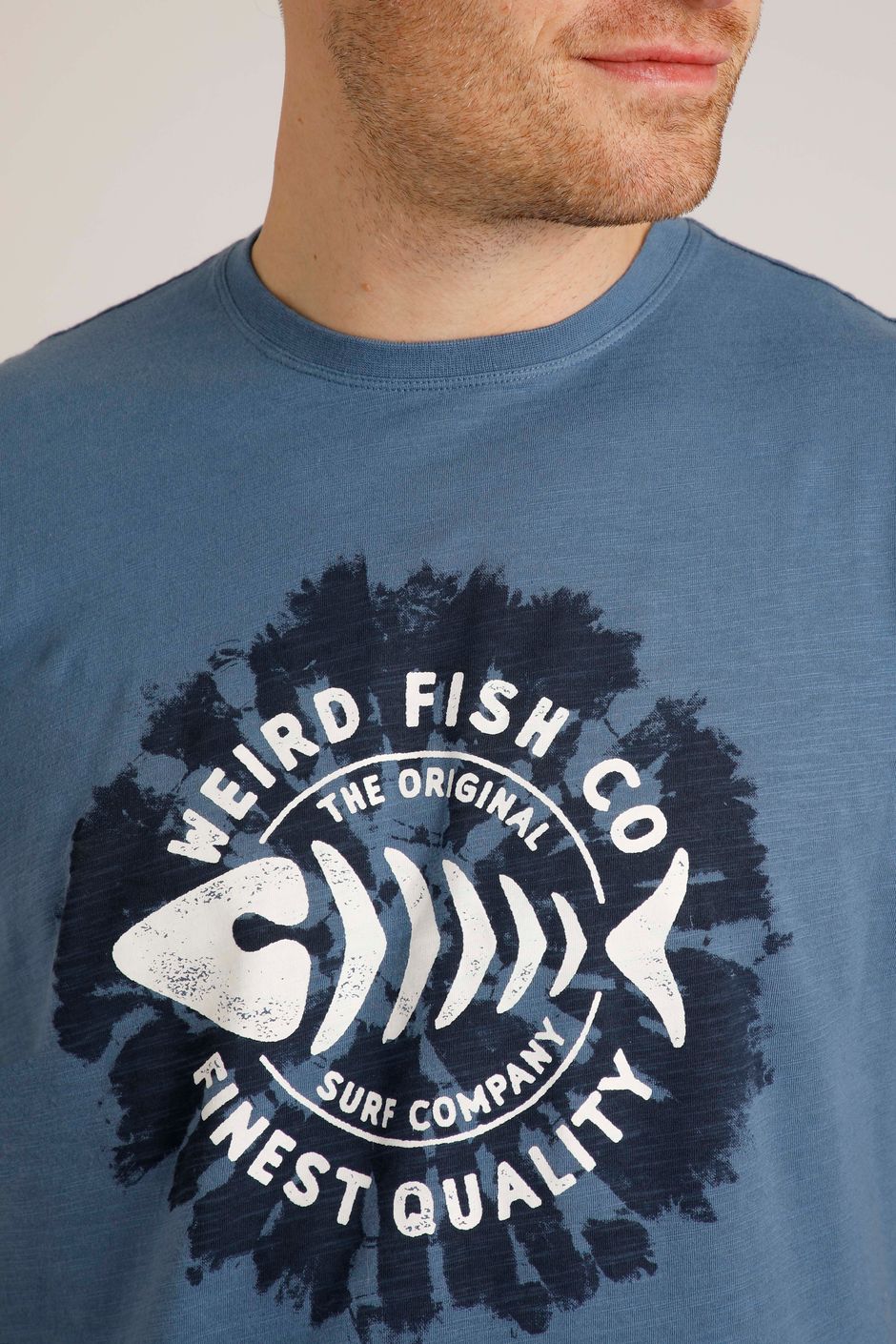 Surfside Tie Dye Graphic T-Shirt Ensign Blue | Weird Fish