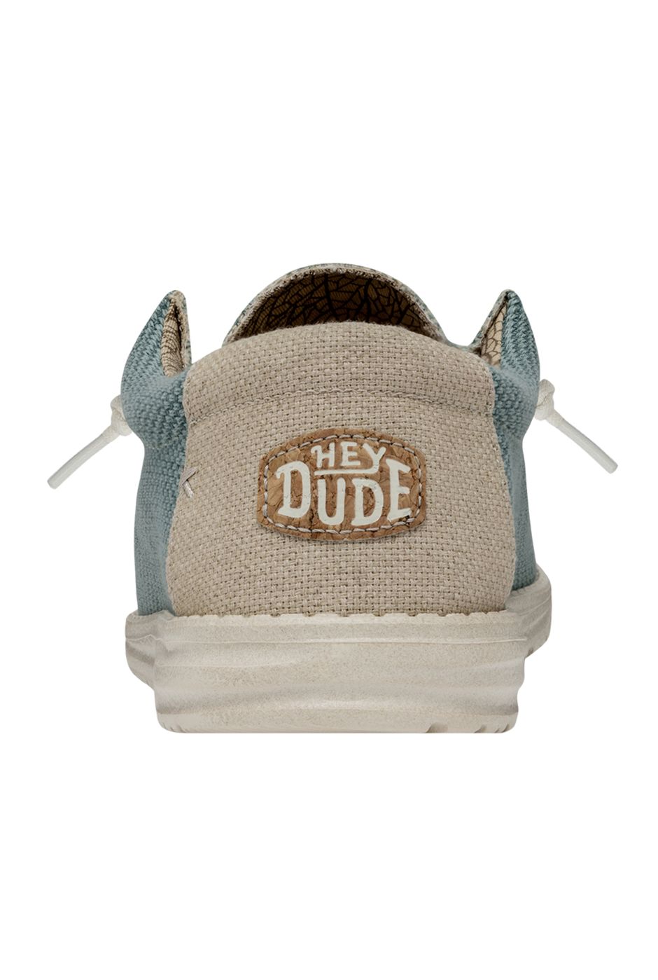 Hey Dude Wally Braided Deck Shoe Aqua Weird Fish