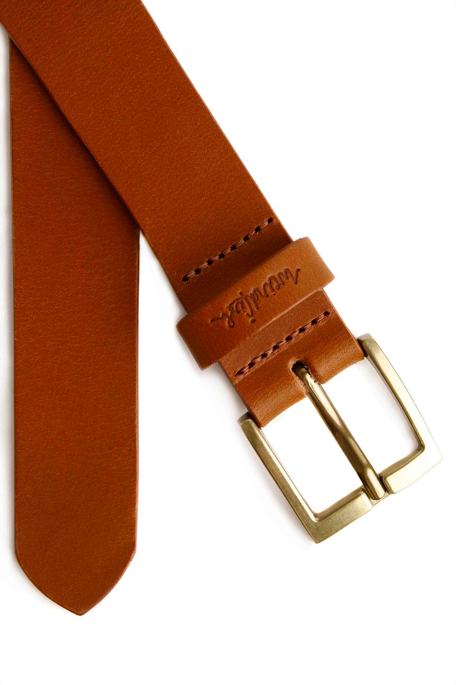 Penny Leather Belt Brown