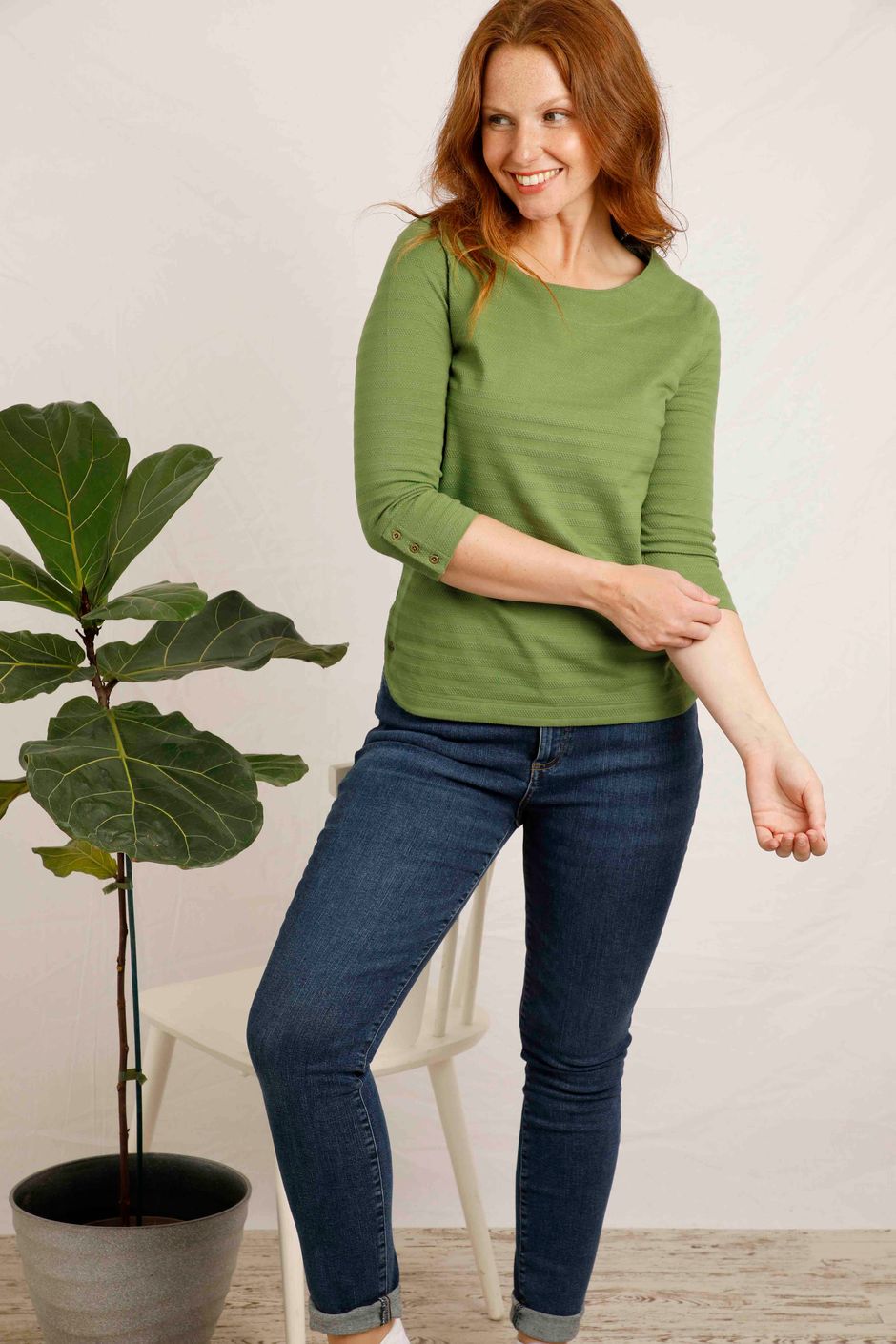 Essin Organic Cotton Jersey Outfitter T-Shirt Green
