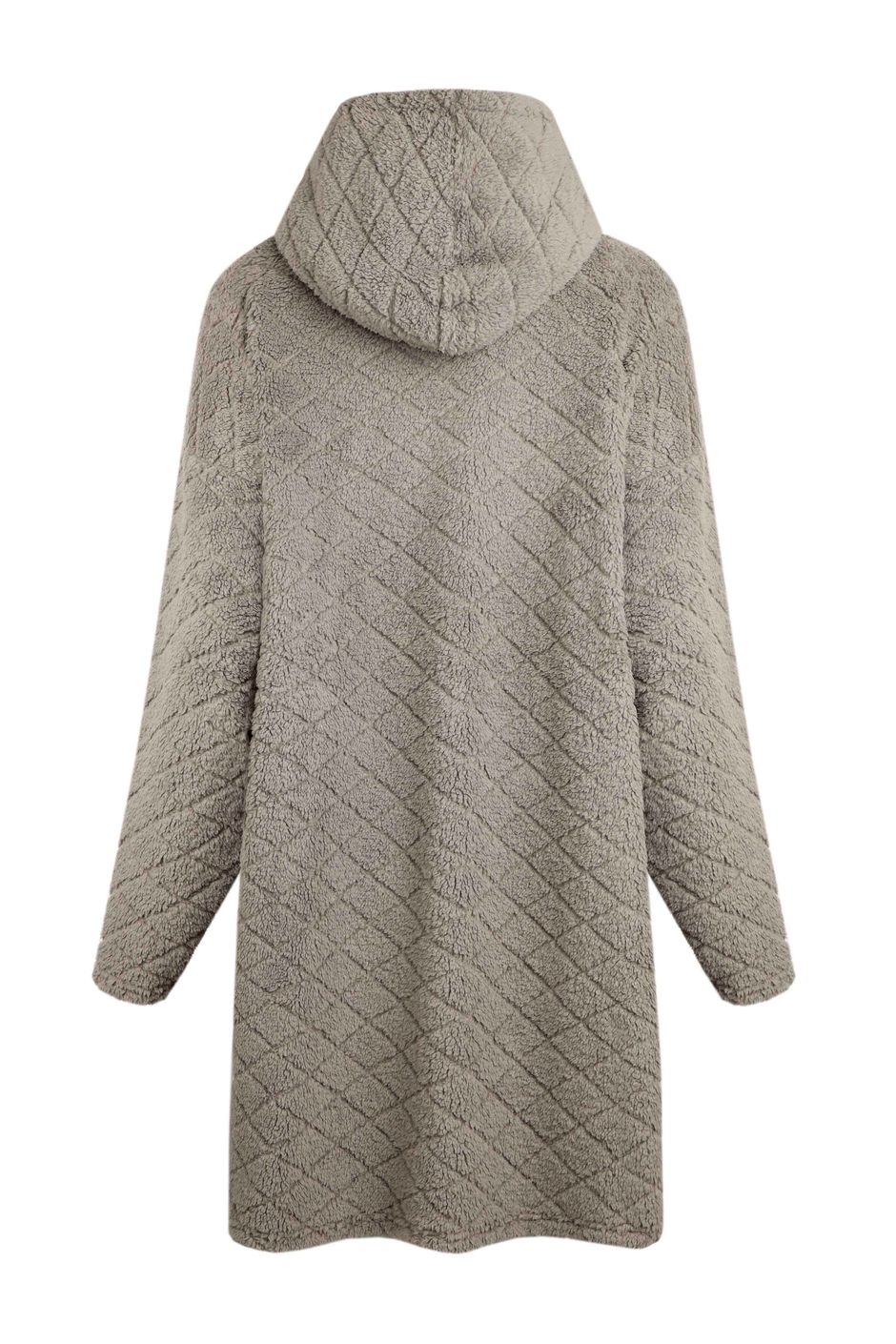 Ottie Fleece Oversized Jumper Frost Grey | Weird Fish