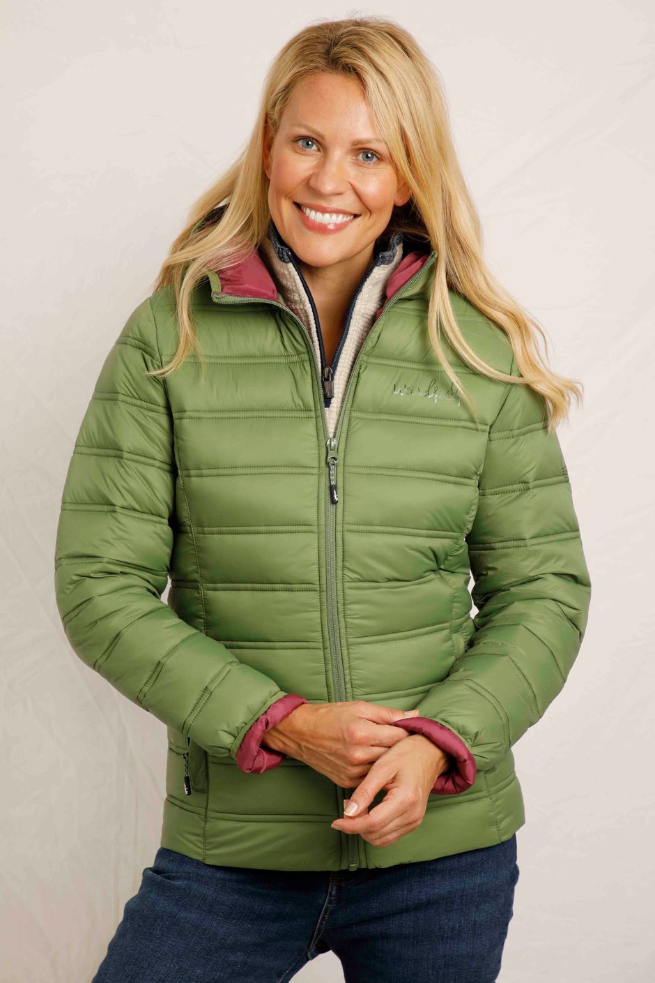Eshka Lightweight Padded Jacket Green Weird Fish