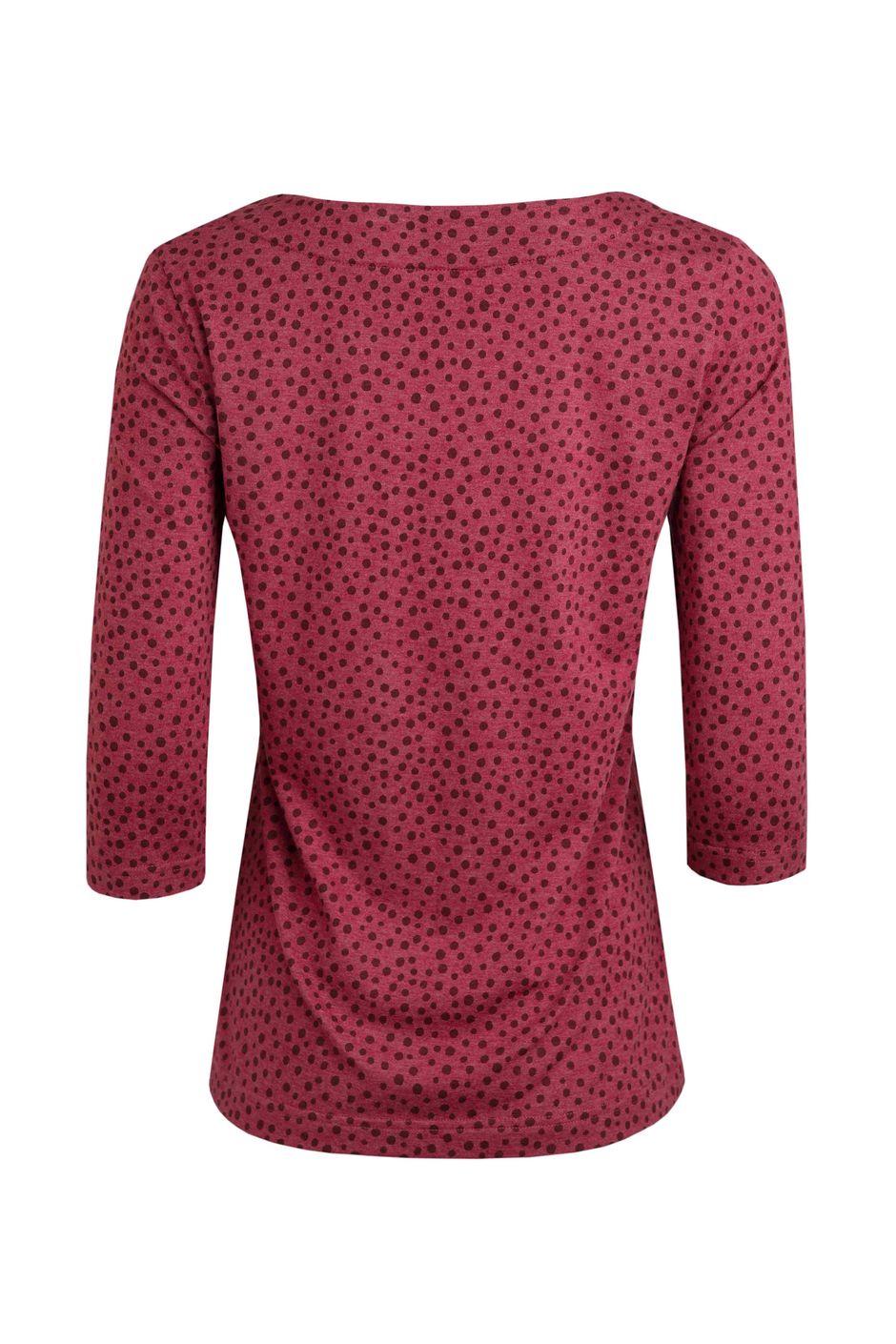 Nanaimo 3/4 Sleeve Top Mulled Wine Weird Fish