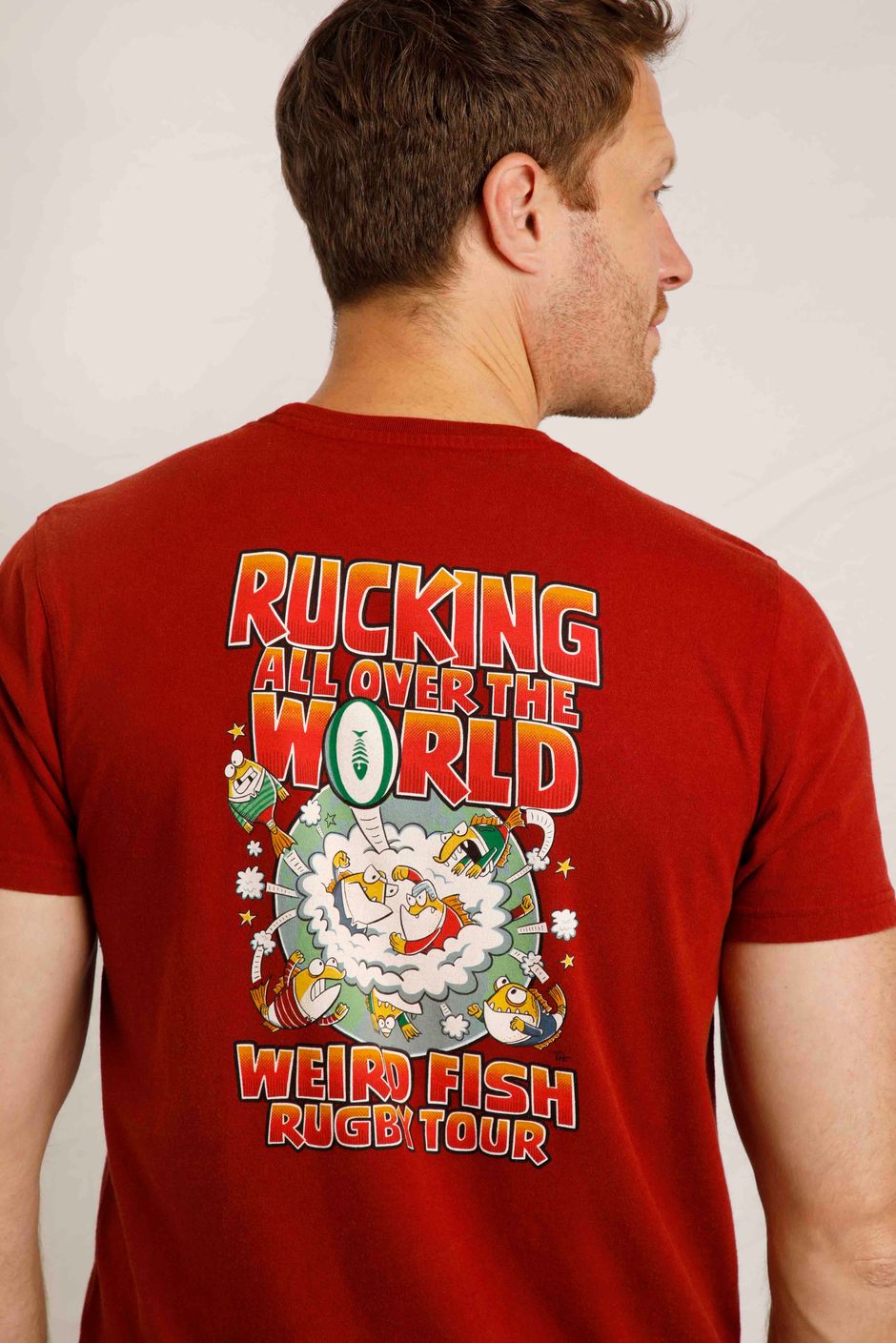 Rucking Heritage Artist T-Shirt Rugby World Cup Foxberry