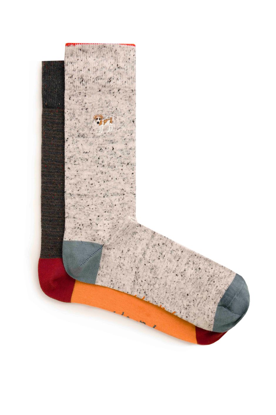Moreton Socks 2 Pack Charcoal