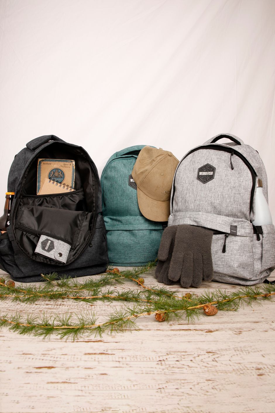Nevis Backpack Dark Jade | Weird Fish